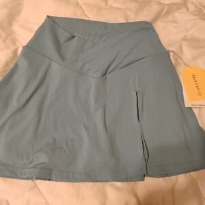 Dolmats Women's Light Blue Skort
